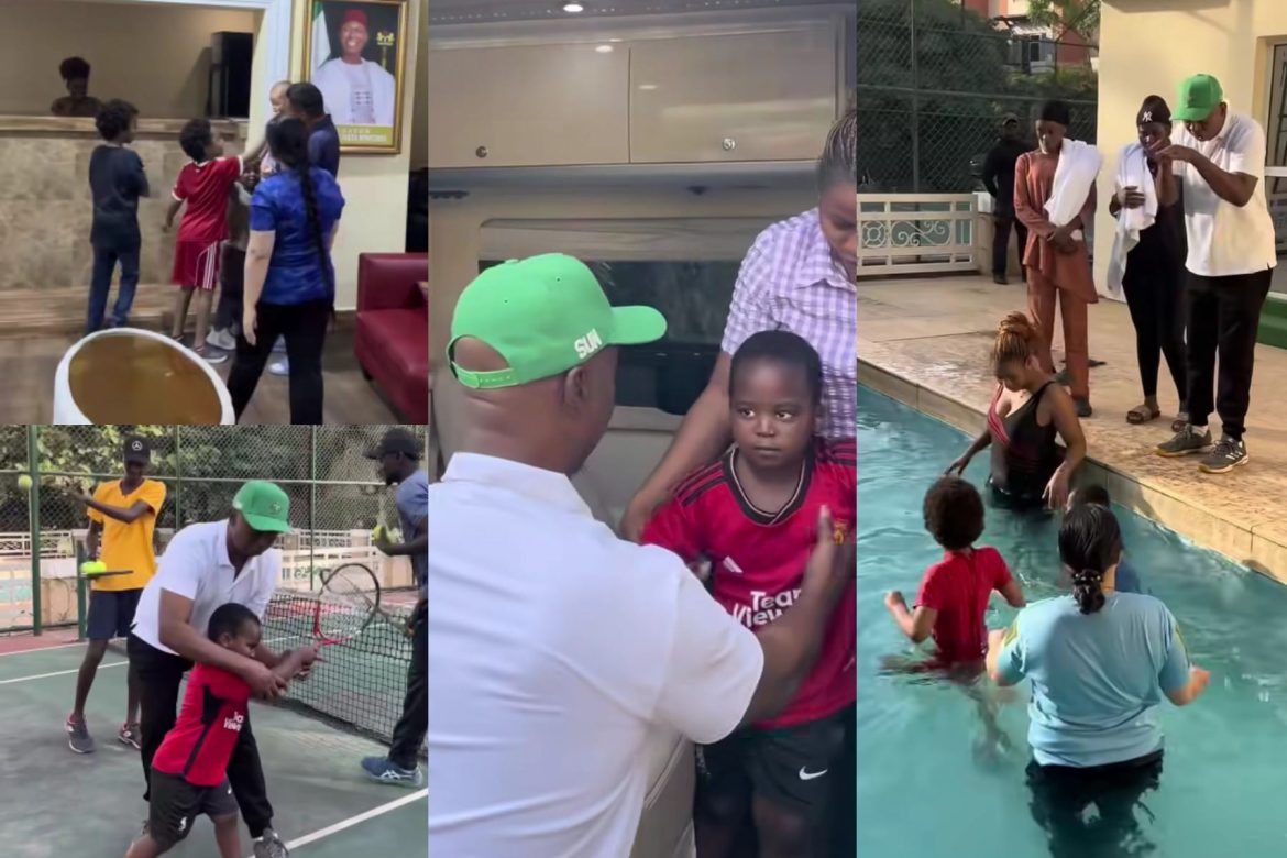 Ned Nwoko sports day video